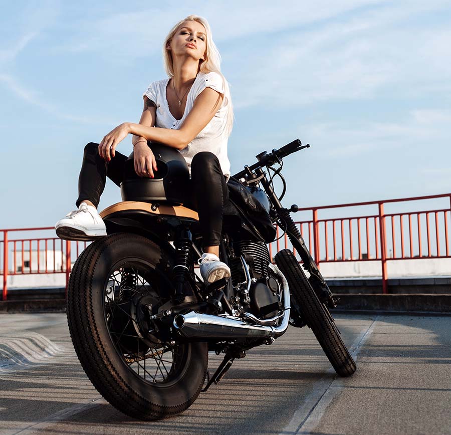 Beautiful girls and bikes keeps it classy — live