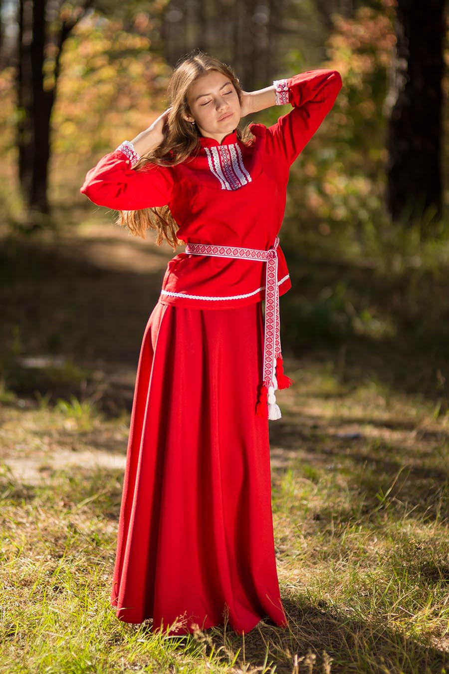 Underwear Women in Slavic costumes in Ankara